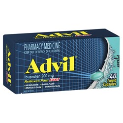 Advil Liquid 40 Capsules