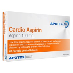 ApoHealth Cardio Aspirin 28 Tablets
