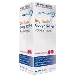 ApoHealth Dry Tickly Cough Relief Mixture 200ml
