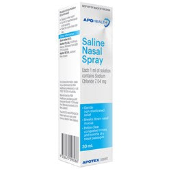 ApoHealth Saline Nasal Spray 30ml