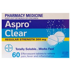 Aspro Clear 60 Tablets
