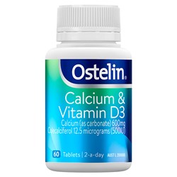 Ostelin Calcium & Vitamin D3 60 Tablets