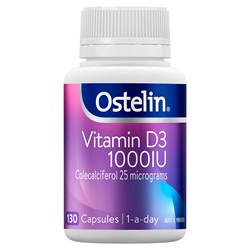 Ostelin Vitamin D 1000iu 130 Capsules