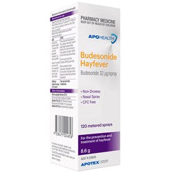 ApoHealth Budesonide Hayfever 120 Metered Sprays