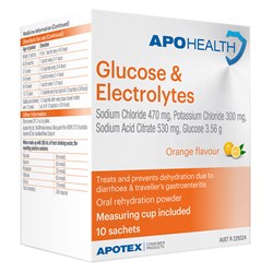 ApoHealth Glucose & Electrolytes 10 Sachets