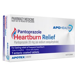 ApoHealth Pantoprazole 20mg 7 Tablets