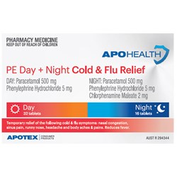 ApoHealth PE Day & Night Cold & Flu Relief 48 Tablets