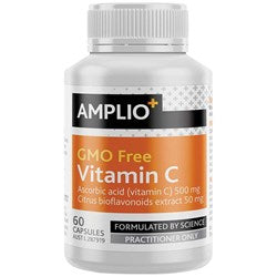 Amplio GMO Free Vitamin C 60 Capsules