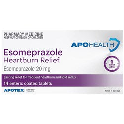 ApoHealth Esomeprazole Heartburn Relief 14 Tablets