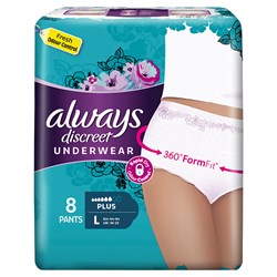 Always Discreet Large Pants 9 Pack